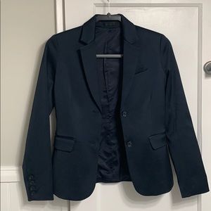 Navy Blue Satin ATM Blazer. Excellent Condition
